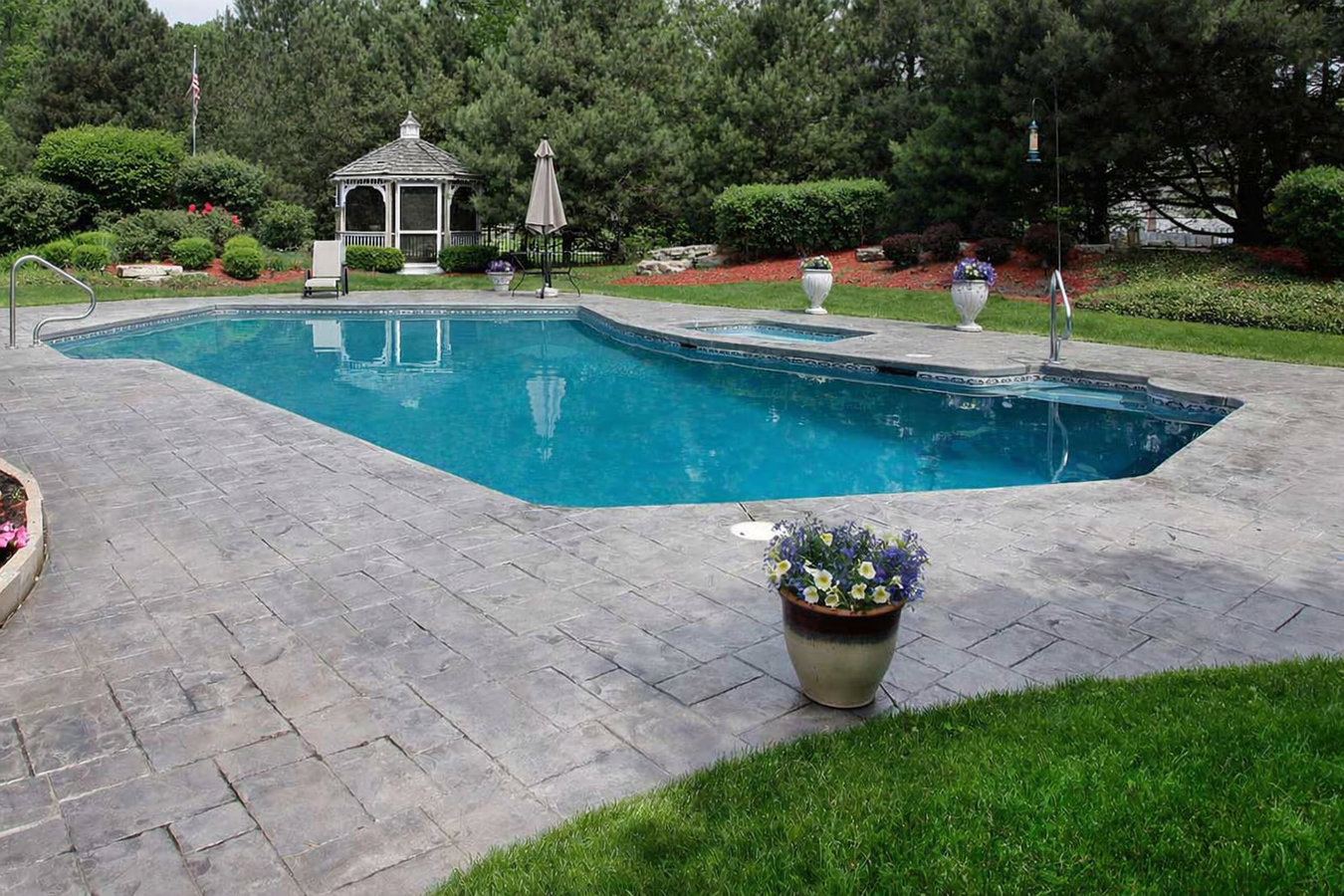 Concrete pool decks in Cupertino, CA